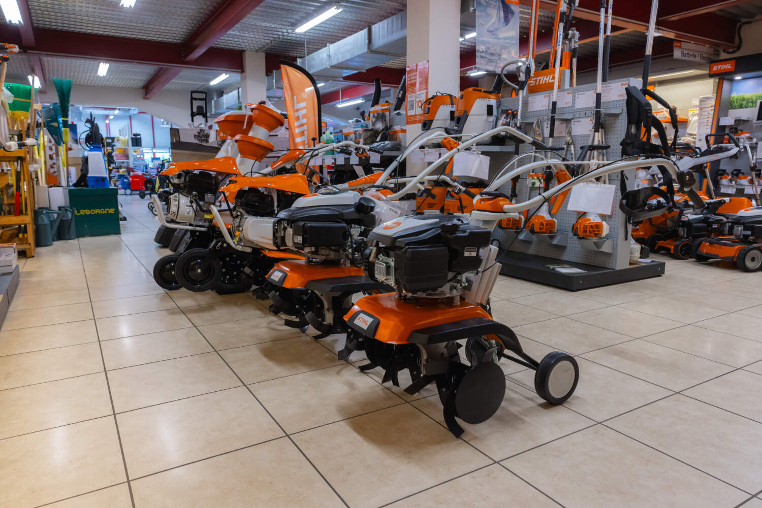 Motobineuses de marque Sthil